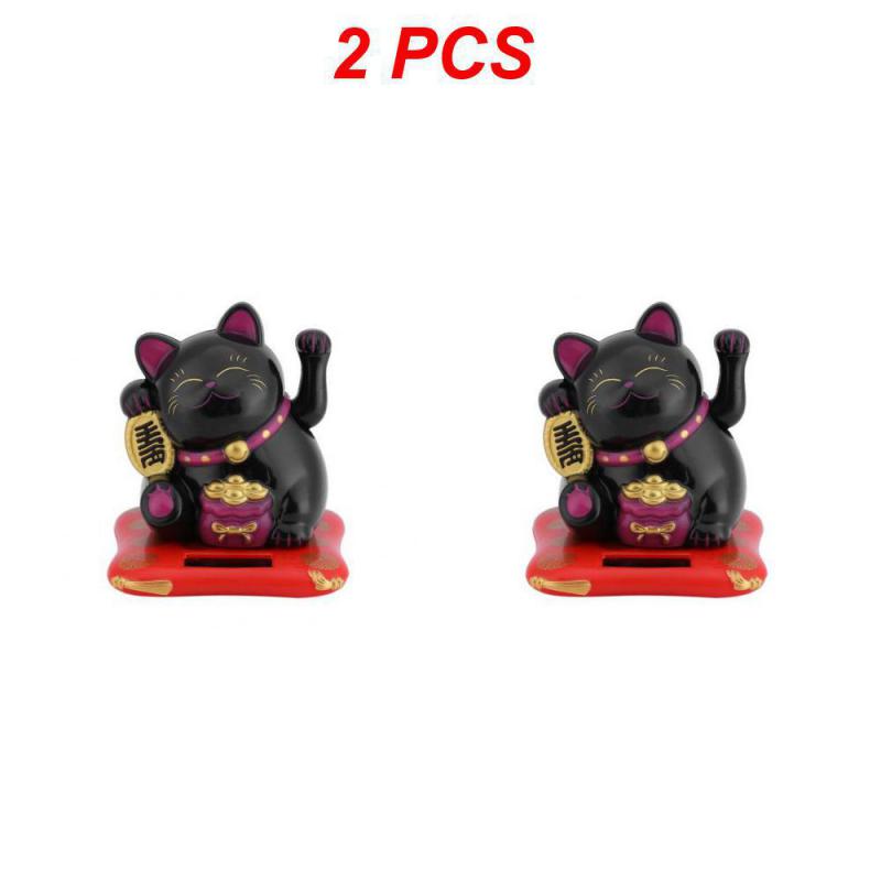 

2/3/4 шт., богатство, машущий рукой, кот, китайский счастливый кот, золотой манеки-нэко, милый счастливый кот, ремесло, художественный магазин, отель, магазин, украшение для дома и автомобиля