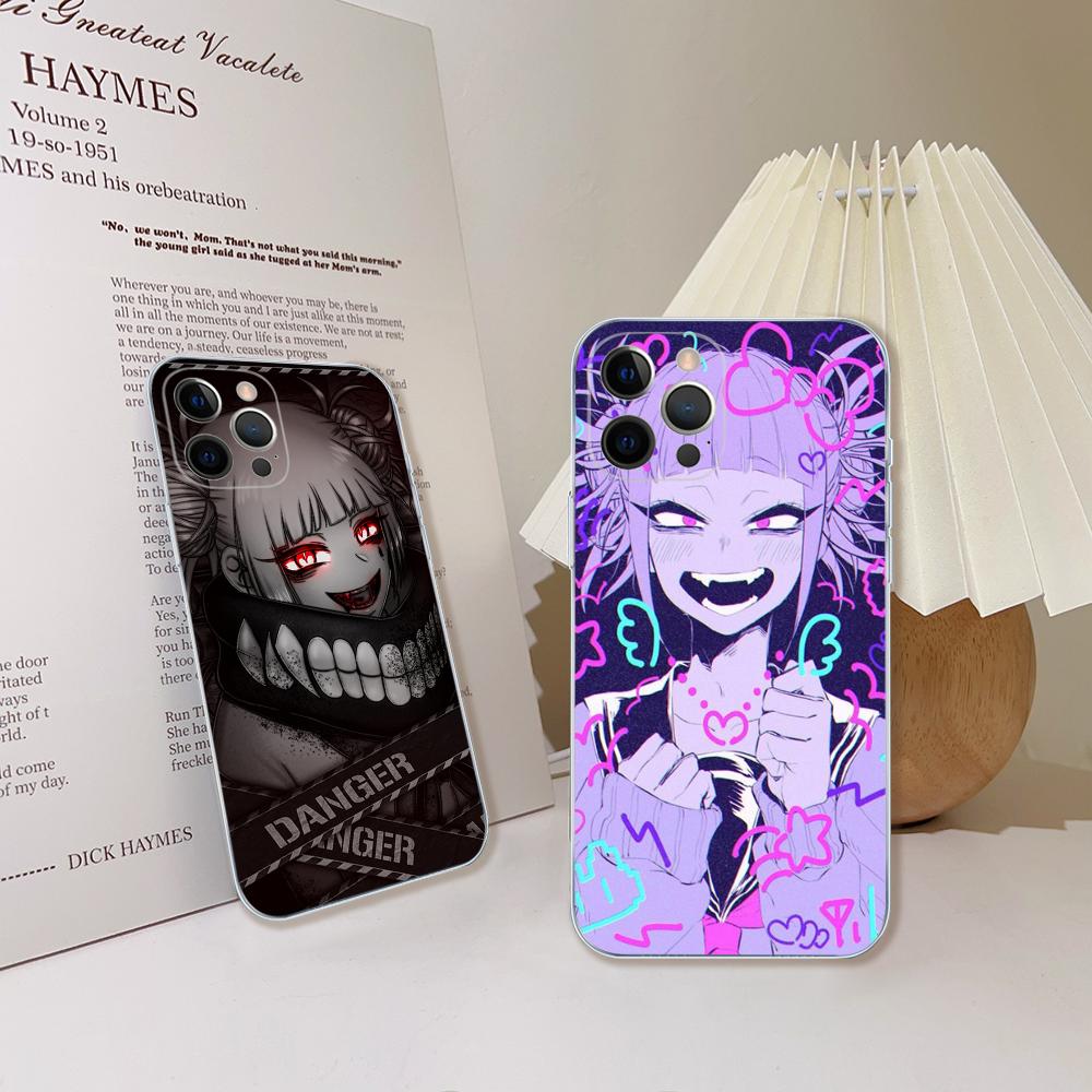 Coque de téléphone Himiko Toga Pour iPhone 16 15 14 13 12 Mini 11 Pro XS Max X XR SE 6 7 8 Plus Housse Souple en Silicone
