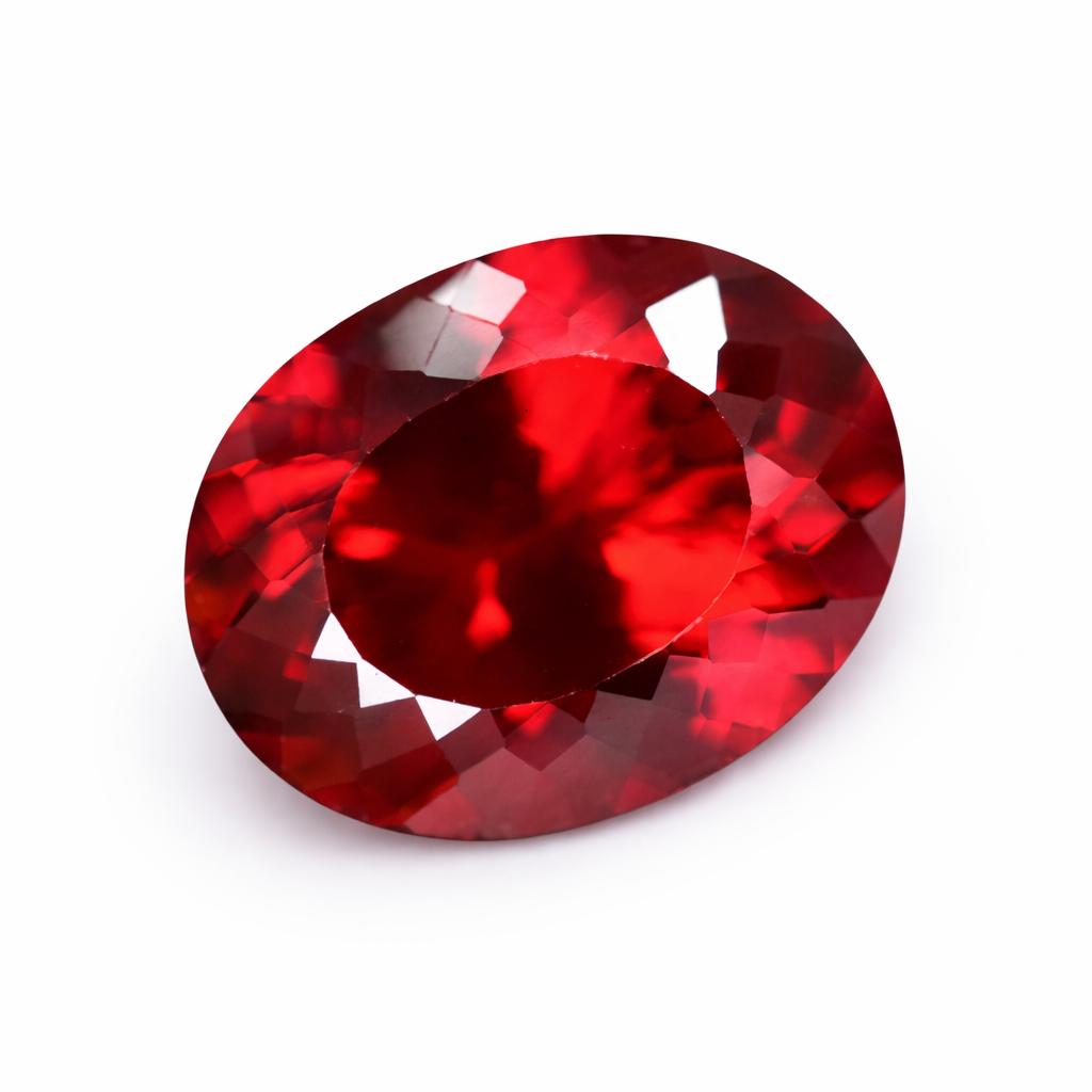 Natural Red Ruby Loose Gemstone 13x11mm Oval Shape for Jewelry Making for Jewelry Making and Crafts
