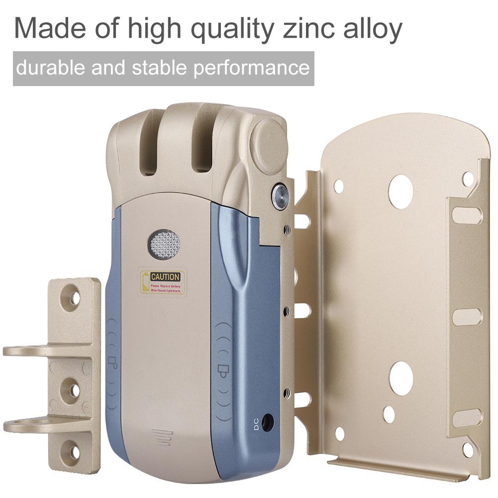 WAFU Drahtlose Unsichtbare Keyless Elektronische Schloss Fernbedienung Touch Gesperrt & Entsperren (Typ A)