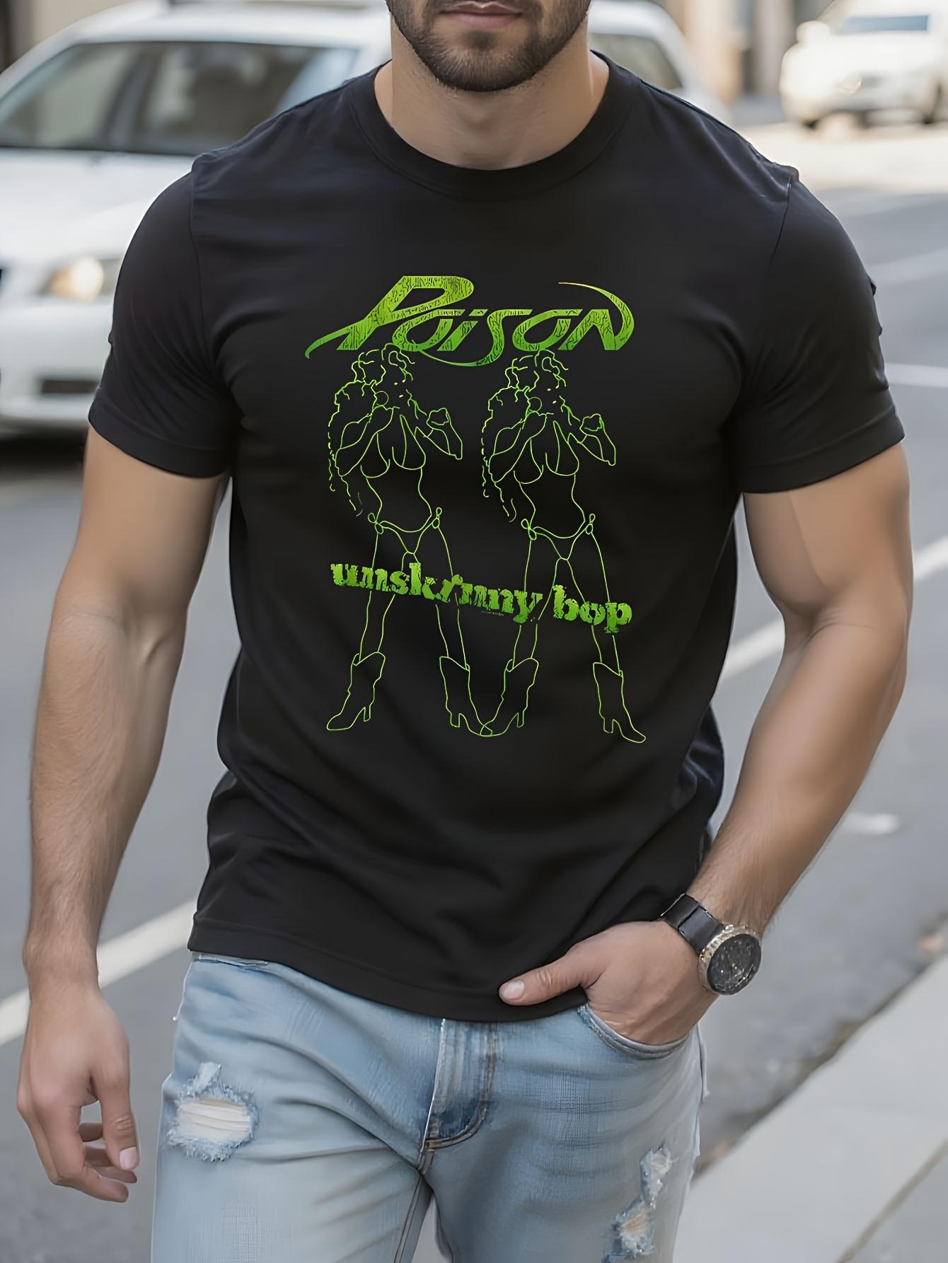 Poison Unskinny Bop Girls Graphic Tshirt Graphic Tshirt -... M