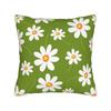 Pastel Daisy Floral Pattern Pillow Case Graphic Pillow Cover For Sofa Couch Bed Living Room Novelty Pillowcases