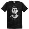 Tim Duncan Giocatore di Basket Ritratto Numero 21 Maglietta Fan dello Sport Grafica Tee