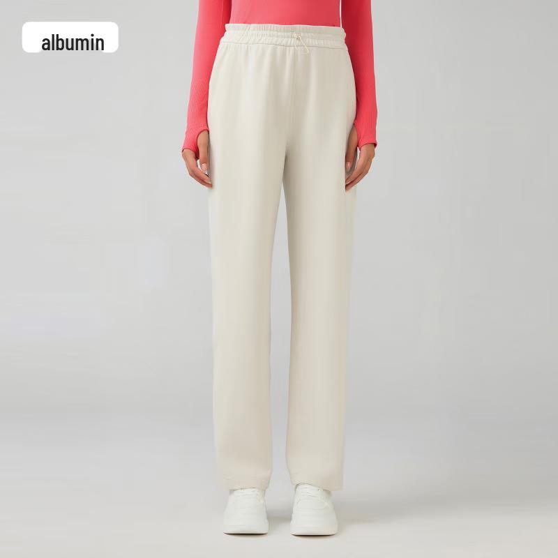 Женские спортивные брюки со высокой талией, свободного кроя, прямого кроя