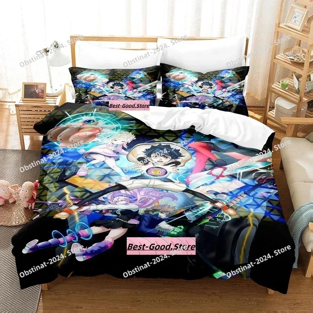 Kawaii BBKBRNK Bedding Set Single Twin Printed Bed Set With Pillowcase Bed Duvet Cover Soft Single Double Queen Super King Size