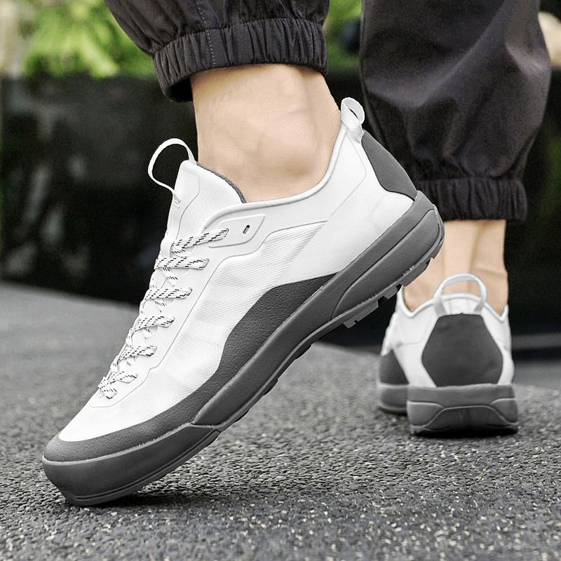 Fashion Fashion Casual Outdoor Running Shoes  Men's Breathable Flats Mesh Lace-Up Shoes Lightweight Walking Sneakers for Men Size 38-45