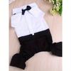 1pc Pet Cooling Shirt, 4-Leg Design, Formal Collar, Cat Dog Clothes