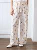 Lange Hose mit Honigbär-Print