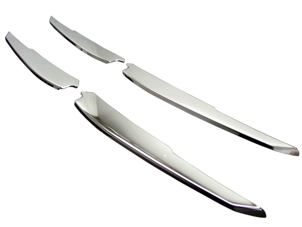 BRIGHTZ LS600hL UVF46 Late Model Super Mirror Stainless Steel Plated Fog Light Fin Cover 4PC C Type UVF F46 46 LS600 LS 600 600hL 19985 [FOG-COV-018]