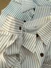 Women's Japanese-Style Striped Raglan Sleeve Shirt - Trendy, Loose, and Versatile for Spring and Autumn