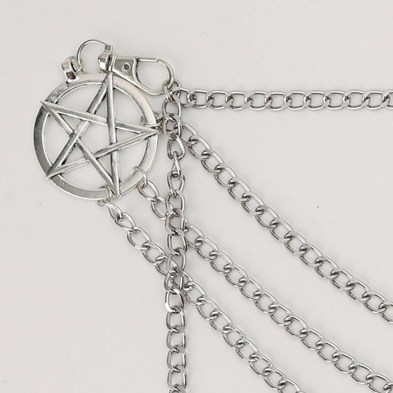 Vintage Star Waist Belly Chain Women Gothic Personality Desiner Metal Belt Body Waist Chain Jewelry Accessories