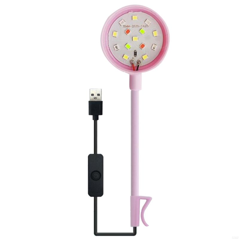 55KF Rotatable Led Aquarium Lights Clean Water Grow Aquarium Landscape Clip On Lamps