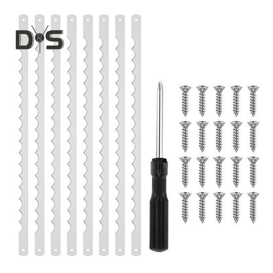 

8 шт. ножей для нарезки хлеба из нержавеющей стали, сменные лезвия, зубчатые лезвия для легкой нарезки, многоцелевой кухонный инструмент для домашнего хлеба 8pcs