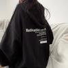 Damen Kapuzenpullover Langarm Oversized Lockerer Fit Lässiger Pullover Top
