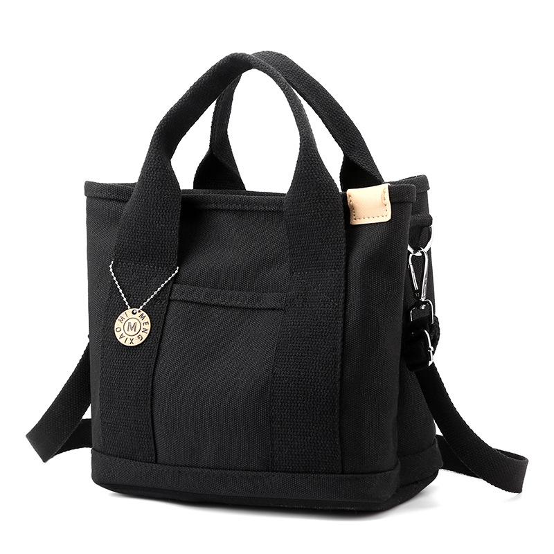 Water Resistant Canvas Small Tote Shoulder Crossbody Bag