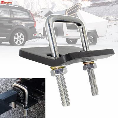 Heavy Duty U-Bolt Anti Rattle Stabilizer Hitch Tightener Lock Down Tow Bar Clamp Trailer RV Bike Damper Quiet Travel