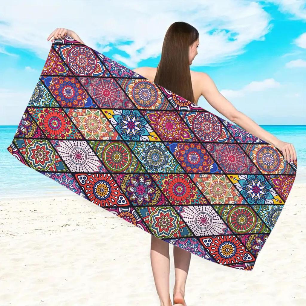 Hot-Selling Quick-Dry Thick Beach Towel - Large, Soft, Absorbent, 250g