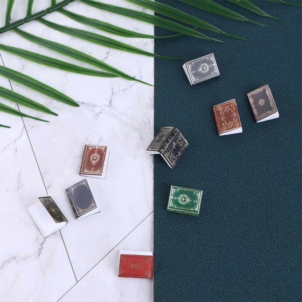 Doll Toy Supplies Retro Classical Vintage Notebook Mini Books Dollhouse Decoration Miniature