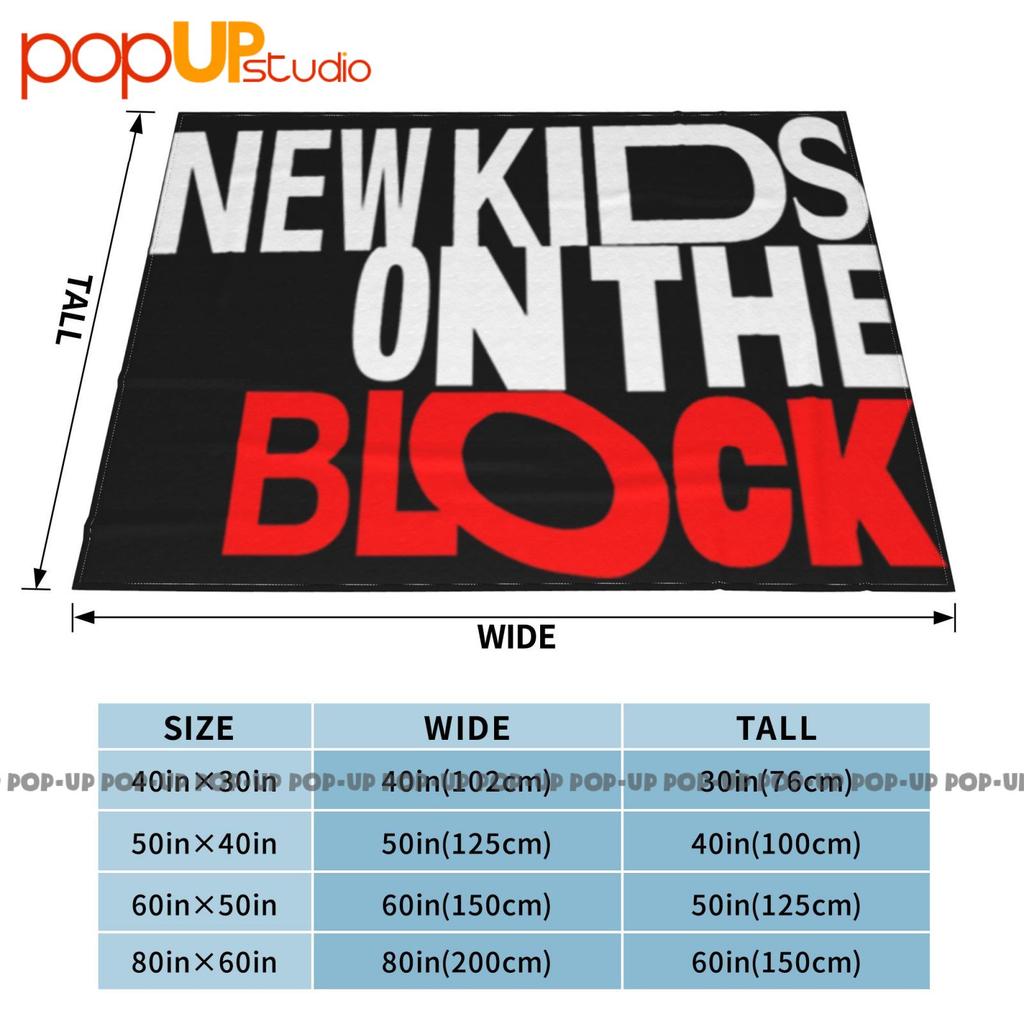New Newon The Block Logo Ultra-Soft Blanket Quilt Winter Sofa Cover Bed Covers