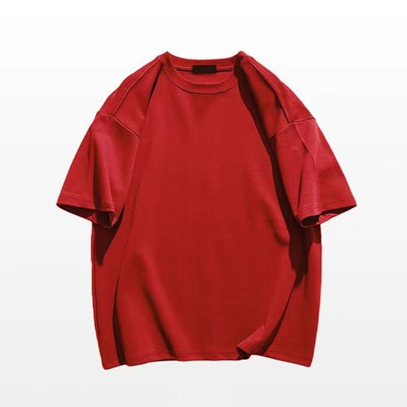 

Мужская футболка 100% хлопок высокого качества футболка мужчины женщины однотонный цвет базовая повседневная одежда большой размер короткий рукав черный белый топ XXL красный