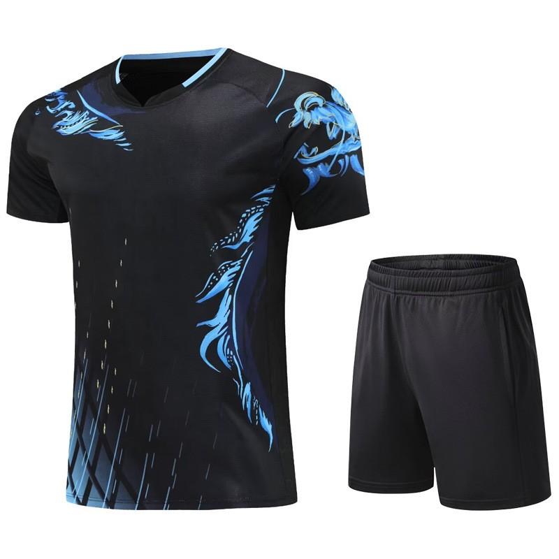Badminton Tennis Table Training Jerseys Quick Dry Breathable Sportswear Men Women Team
