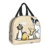 Luxury Pearl And Abalone Poodle Dog Insulated Lunch Bag for Women Resuable Pudel Caniche Cooler Thermal Bento Box Work School