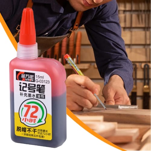 Marker Ink Refills, Oil-Based Marker Refill Ink | Super Color Oil-Based Marker Ink Refills - Multicolor Oil-Based Marker Accessories, Waterproof Woodw