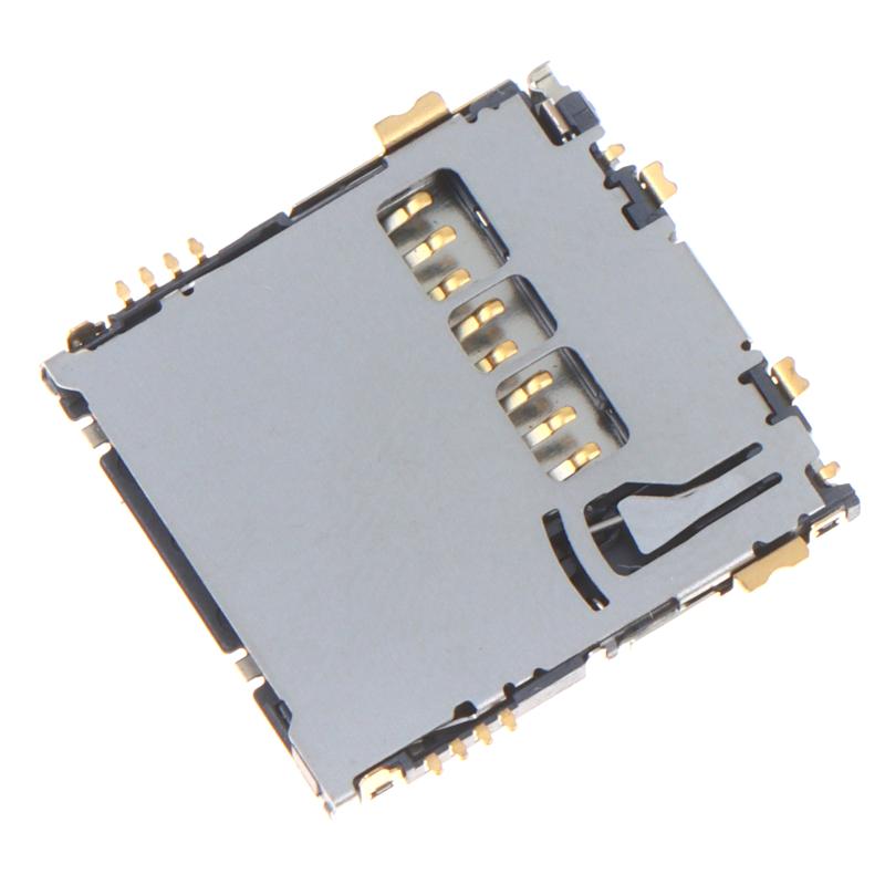 Micro SIM Card Reader Connector SCHA5B0200 Heat Resistant Part for Smartphone Motherboard Repair Use