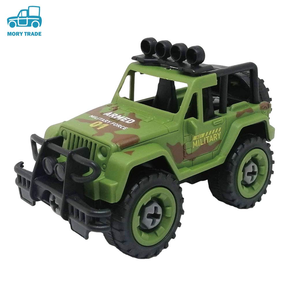 MORYTRADE Assembly Toys for Boys, DIY Tools, Ages 6+, Set of 4 Land, Sea, and Air Vehicles