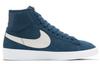Nike Blazer Mid Vintage Wildleder Blau Weiß Damen AV9376-403