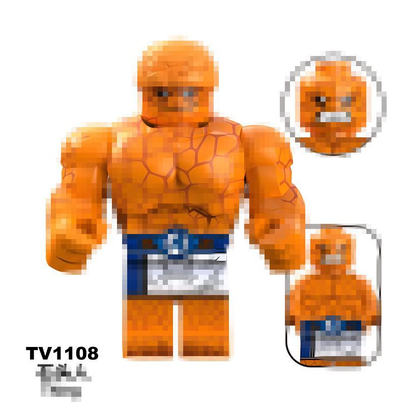 Superhero Series TV6213-6215 Building Blocks: Four Heroes Figure Toy Set