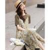 Women's Spliced Tiered T-Shirt Dress
