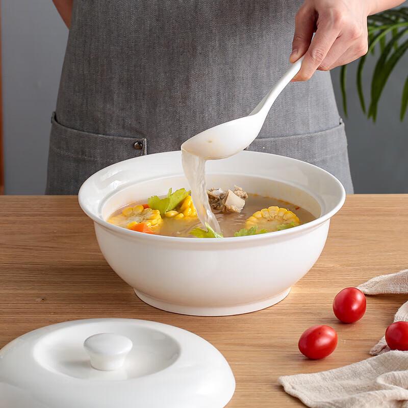 Jieyaje J103 Chinese Style Underglaze Ceramic Soup Bowl