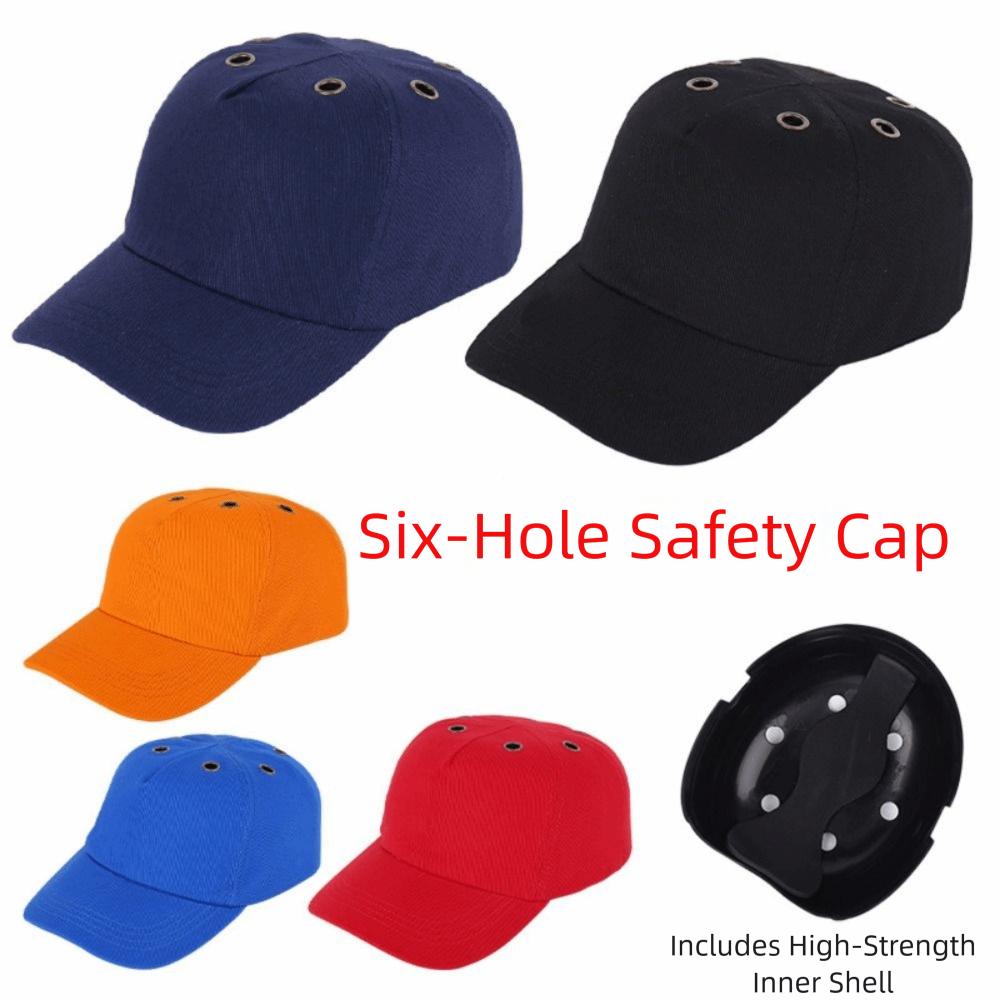 Adjustable Strap Bump Cap  for Safety ABS Inner Shell Safety Baseball Caps  Cycling Protection