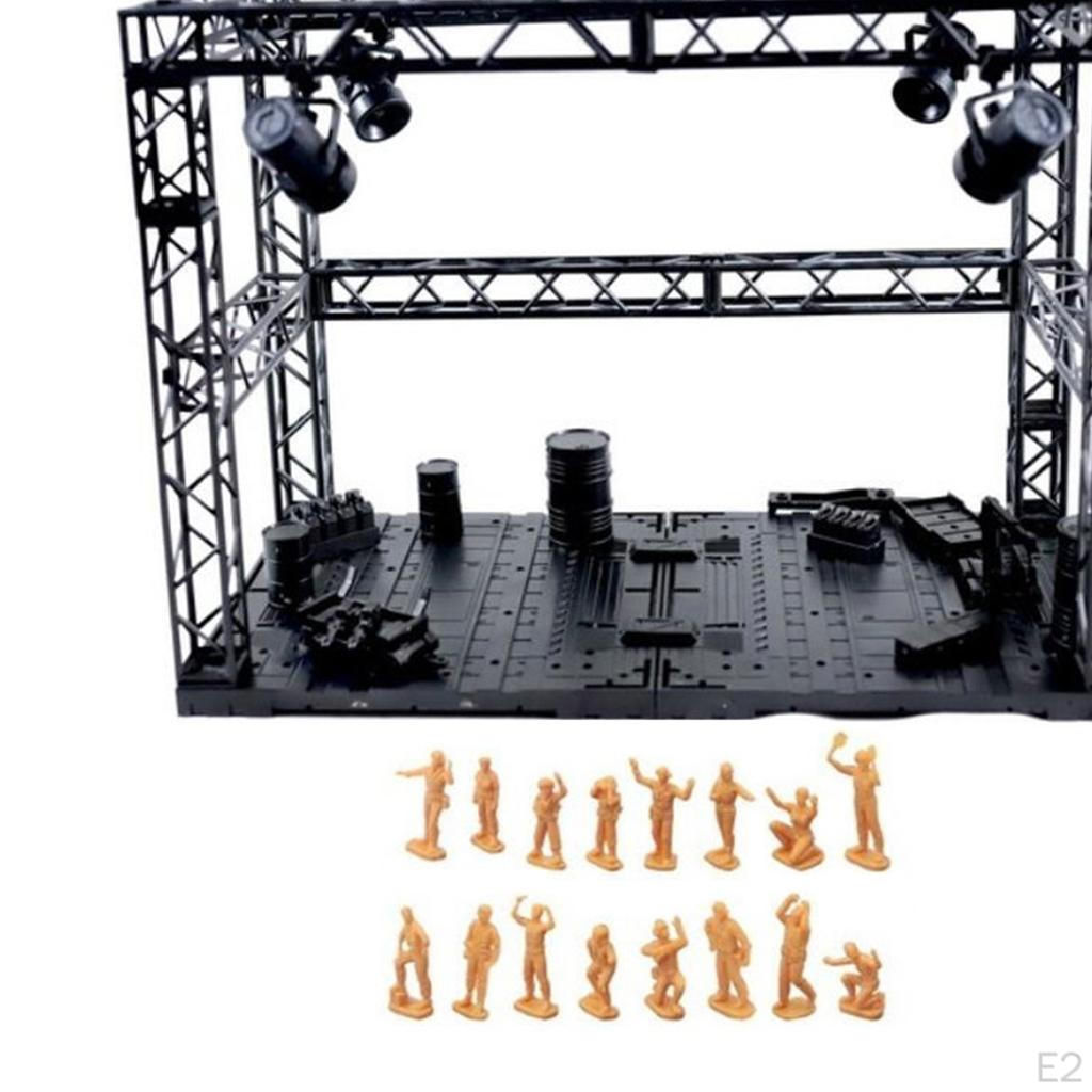 DIY Base Scene with 16 Figure Models