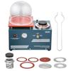 Vacuum Investing Casting Machine, 290W Power, with 3 CFM Pump and Bell Jar, Convenient Oil Injection Port, Precision Pressure Gauge