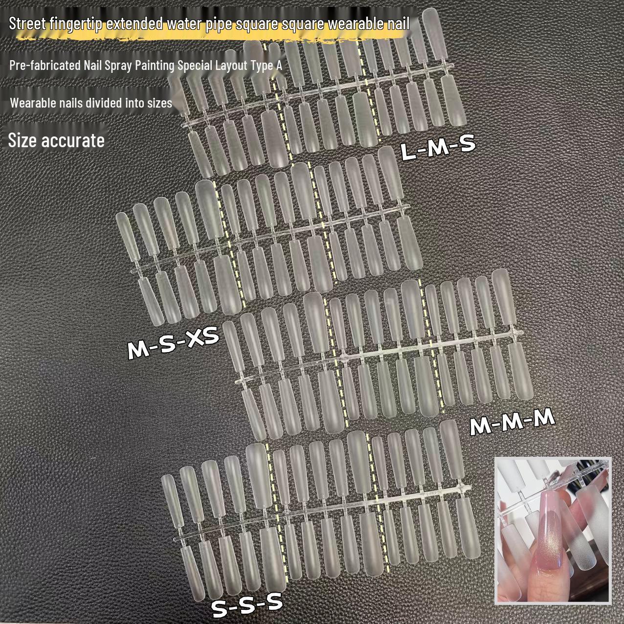 Street Style Pre-Designed Ultra-Thin Seamless Dog Nails - No Filing Needed