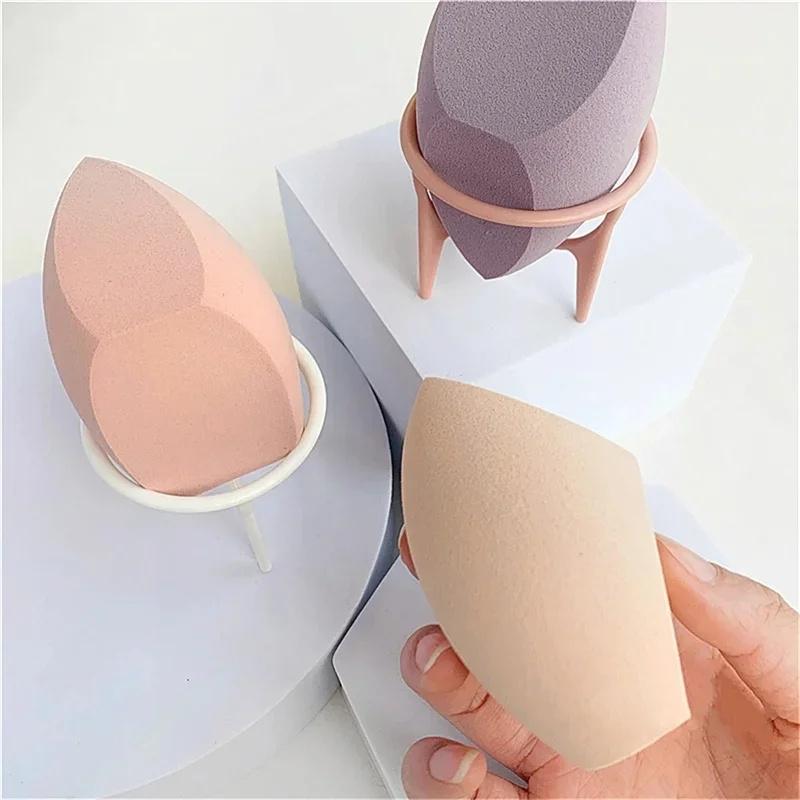 3ks Big Size Makeup Sponge Puff Foundation Kosmetická labutěnka mokré a suché Dvojité použití Měkká make-upová make-upová make-upová pěna Sponge Puff Make Up Puffs