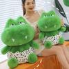 Cartoon Dinosaur Egg Dino Plush Toys Creative Stuffed Crocodile Dragon Doll Soft Pillow Baby Sleeping Cushion for Kids Gifts