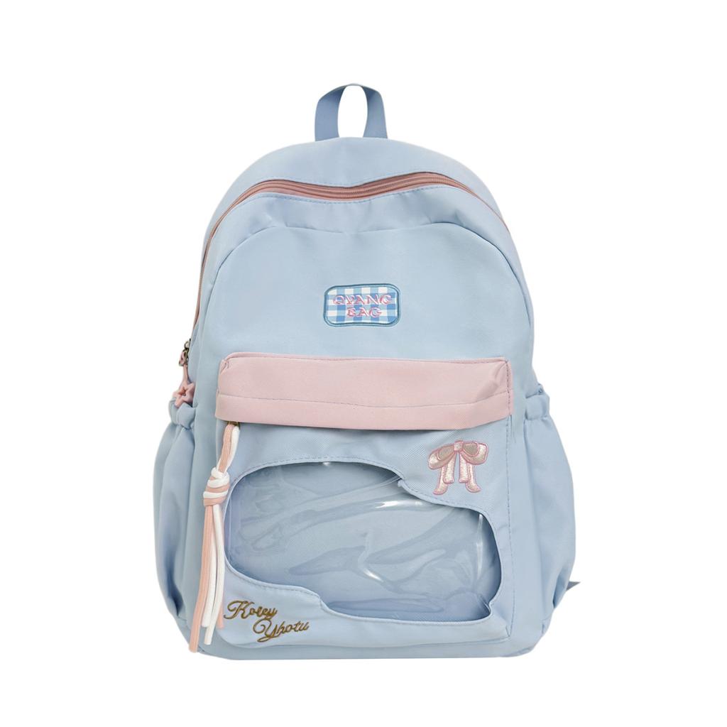 Schoolbag Soft Girl Schoolbag Outdoor Schoolgirl Ins Wind Cute Pain Bag Large Capacity Backpack Girl Light Cute Backpack