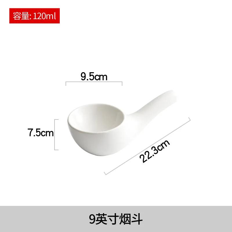 

White Ceramic Dinner Plate Hotel Irregular Tableware Sashimi Plate Dessert Bowl Dim Sum Dish Sushi Plates Decorate The Plates