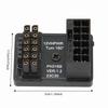 Plug and Play ATX 16Pin to 16pinAdapter Male To Female 180 Degree Angled Adapter  Graphics Card