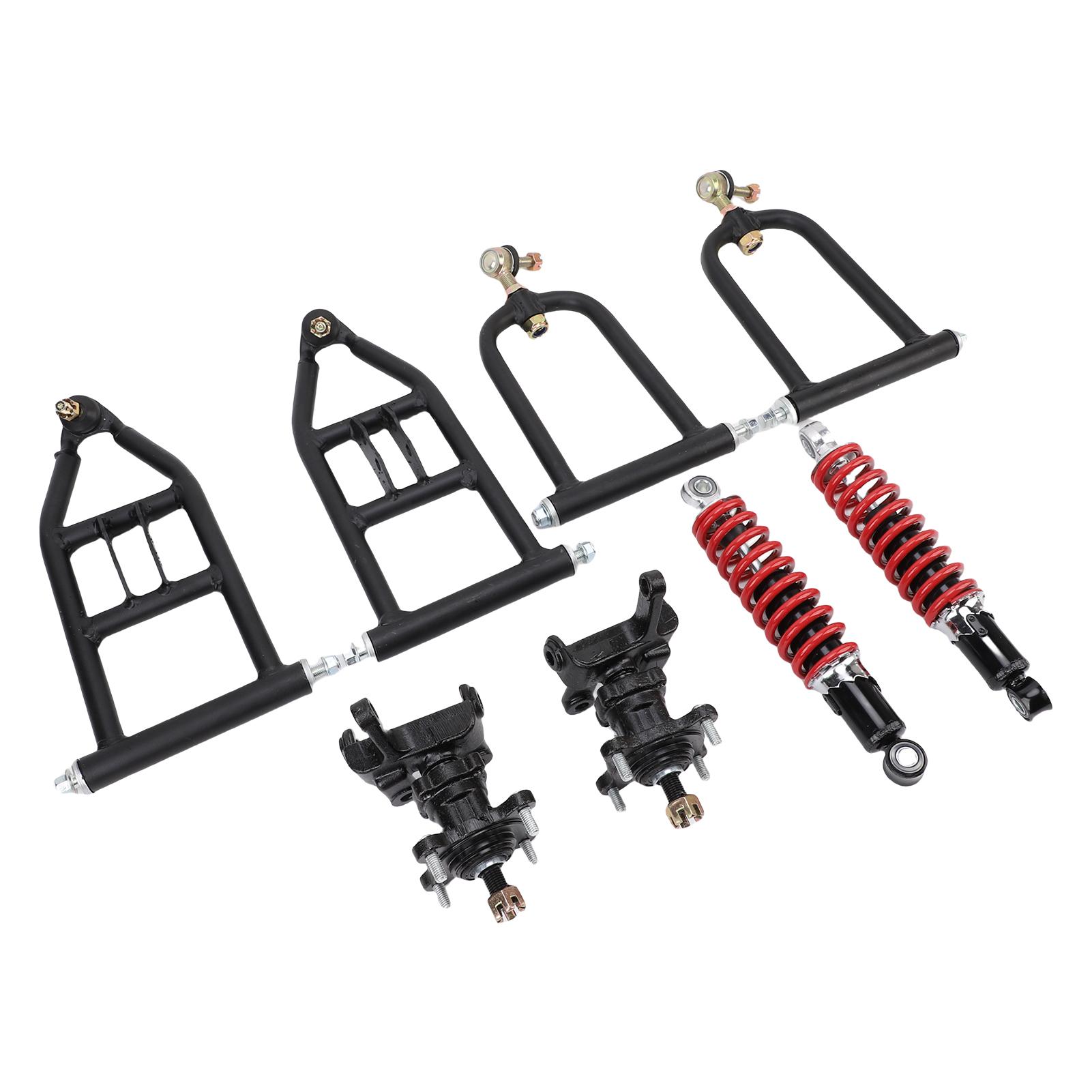 

Комплект маятников передней подвески Верхний нижний маятник и амортизатор передней подвески в сборе для картинга электрического квадроцикла