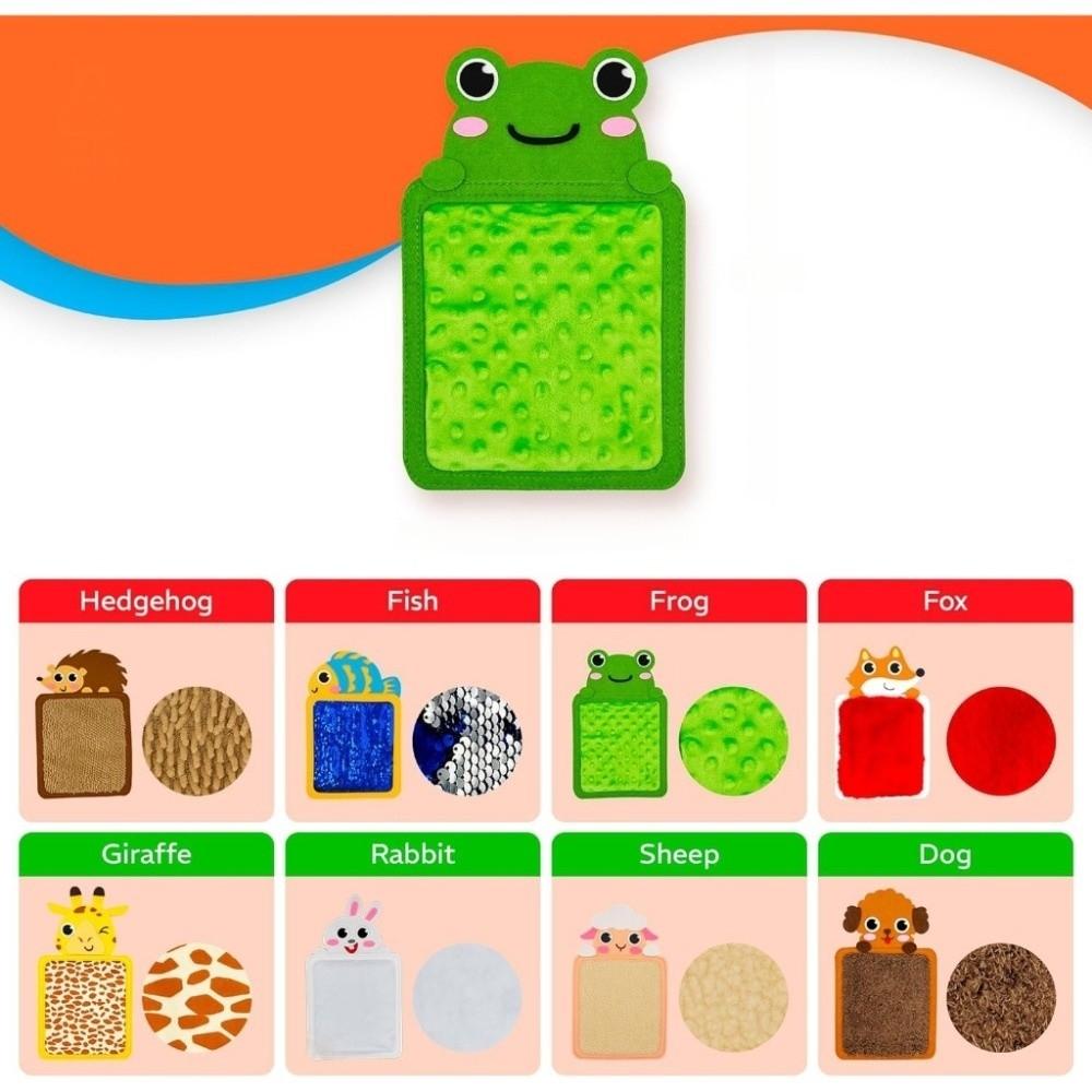 8pcs Sensory Hand-eye Cognitive Felt Mats 3D Montessori Learning Toys Toddler Toys