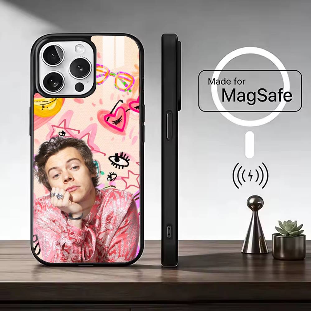 H-HaRRy Music S-Styles Für Magsafe Handyhülle für iPhone 17 16 15 14 13 12 11 Serie Kabelloses Laden