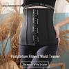 Latex Sports Waist Trainer: Slim Fit Abdominal Binder with 9 Bones for Postpartum Sculpting and Shaping