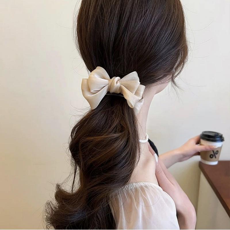 Trendy Bow Bun Shark Claw Hair Clip - Women’s Hair Styling Headdress