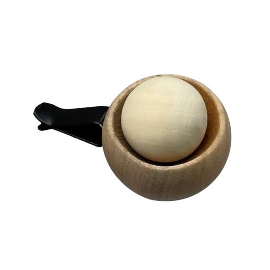 Wooden Essential Oil Diffuser Round Ball Aromatherapy Diffuser Natural Walnut Passive Oil Diffuser 1pc