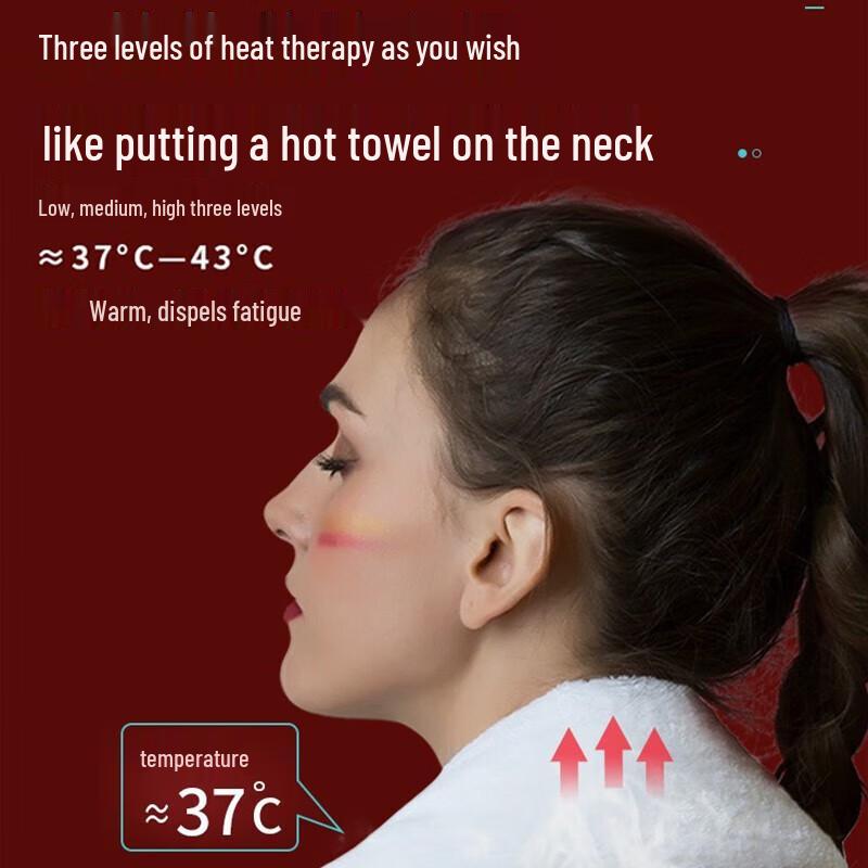 SKG Smart Wireless Neck Massager with Heat and Pulse