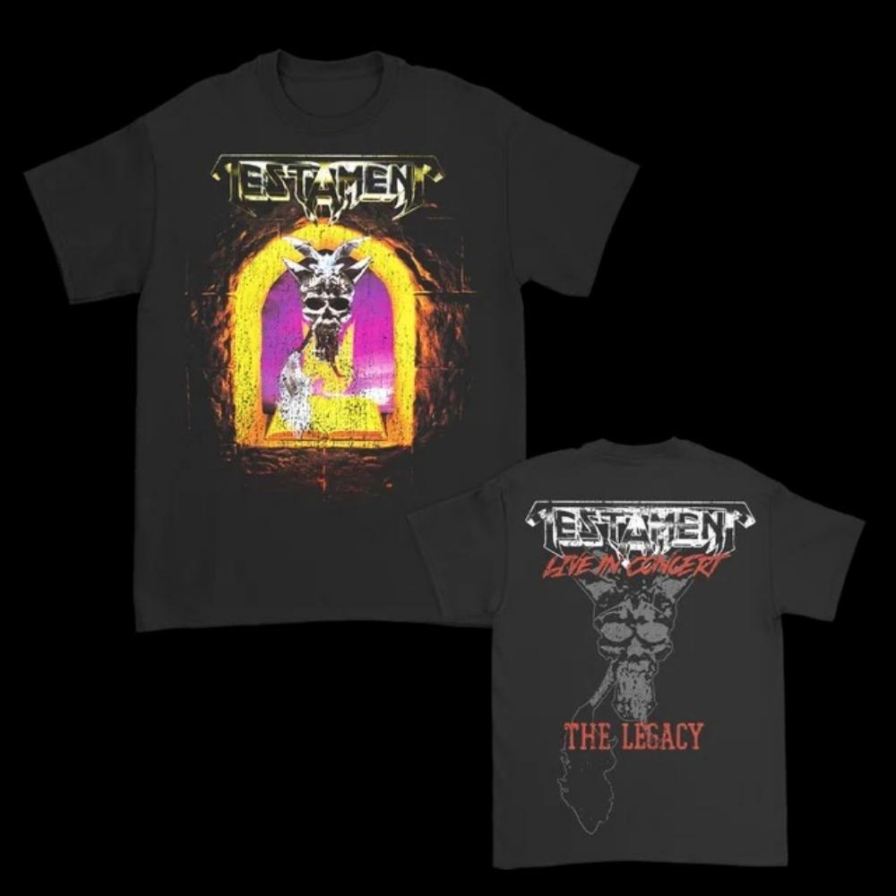 Testament Klash of The Titans T-shirt Unisex Men Women Summer Short Sleeve Fashion Top Casual Retro Daily Tee